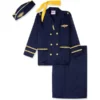 لبس تنكري شخصية مضيفة طيران - AIRHOSTESS Kids Costume Set