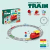Intelligent small train (not include 4AAA )

Blocks 21 pcs

Color box

43.5*8.5*32 (cm)