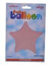 بالون هيليوم من كالي دي سكوب علي شكل نجمة سادة للحفلات،روز
