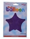 بالون هيليوم من كالي دي سكوب علي شكل نجمة سادة للحفلات، أزرق