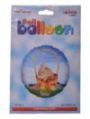 بالونة هيليوم علي شكل دائري من كالي دي سكوب بتصميم احتفال عيد شم النسيم،متعدد الألوان