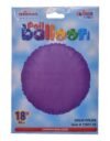 بالون هيليوم من كالي دي سكوب علي شكل دائري سادة للحفلات،موف