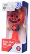 لعبة طبول الدقة للاطفال بلون الاحمر و الاسود