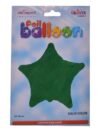 بالون هيليوم من كالي دي سكوب علي شكل نجمة سادة للحفلات،اخضر