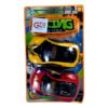 Die-Cast Model Cars, Yellow and Red, Set of 2