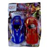 ⁦Diecast Model Car, Set of 2, Blue and Red⁩ - الصورة ⁦2⁩