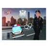 ⁦لبس تنكري شخصية ظابط بوليس اسود - Police Officer Costume Set⁩ - الصورة ⁦6⁩