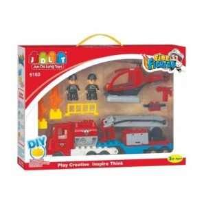 Fire department (with electric alarm light include 3AG3) Blocks 128 pcs