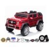 ⁦سيارة كهربائية رباعية الدفع G500 احمر مزوده بريموت للتحكم عن بعد⁩ - الصورة ⁦2⁩