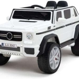 سيارة كهربائية سيارة مارسيدس G500 بيضاء- Y-MB4012-W-2023