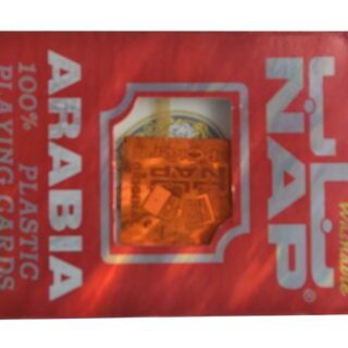 لعبة بطاقات  كوتشينة عربية من ناب - أحمر