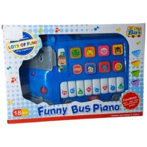 Toy piano for baby develops motor skills