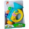 Baby Trumpet Shaped Rattle Toy for Developing Child's Skills