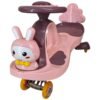 ⁦Plasma Toy for Kids, 3 Wheels, Sound Effects (pink)⁩ - الصورة ⁦2⁩