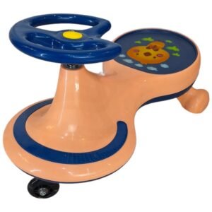 Kids Plasma Car with 3 Wheels, Sound Effects (navy blue)