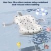 ⁦Glenmore Baby Bath Support, 0-12 Months Infant Bathtub Cushion, Soft Foam Mat for Newborn Baths Tubs, Breathable, Adjustable, Anti-Slip, Comfortable, Unisex, Grey, 32x41x8 cm, 2.5 kg⁩ - الصورة ⁦12⁩