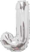 Mayflower Products Balloons - 14" Shaped Letter Silver - J
