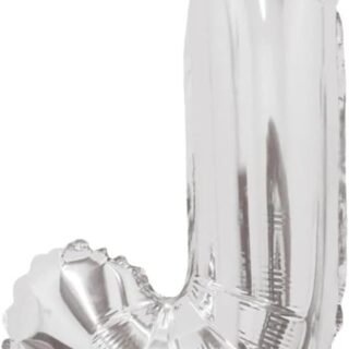 Mayflower Products Balloons - 14" Shaped Letter Silver - J