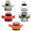 ⁦Hooqict Metal Die Cast Toy Cars Set of 5, Openable Doors Pull Back Cars for Kids Boys Age 3 4 5 6 7 8, Race Car Party Favors Mini Toy Cars for Pinata Stuffers, Goodie Bag Stuffers, Birthday Gifts⁩ - الصورة ⁦6⁩