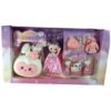 ⁦Girls Doll Set with Accessories, Handbag and Rabbit by gtgtoys⁩ - الصورة ⁦9⁩