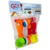 ⁦GTG Toys Baby Rattles Set, 3 Pieces⁩ - الصورة ⁦2⁩