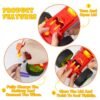 ⁦Neragron Remote Control Car, Crazy Jumping Dancing Car Toy, Double Sided RC Trucks with Headlights and Music, Wireless Remote Control Rocking Car for Kids Birthday Gift⁩ - الصورة ⁦7⁩
