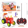 ⁦Neragron Remote Control Car, Crazy Jumping Dancing Car Toy, Double Sided RC Trucks with Headlights and Music, Wireless Remote Control Rocking Car for Kids Birthday Gift⁩ - الصورة ⁦4⁩