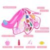 ⁦DAYONG Beautiful Kids Dream Portable Makeup Toys Set Dream Portable Makeup Toys For Kids (4 Layer Hi boy toys, girl toys, birthday gift, Christmas gift, growth, fun, for kids.⁩ - الصورة ⁦5⁩