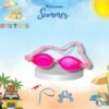 ⁦Toy_Toys Sea Goggles for Boys and Girls, Swimming Goggles, Leakproof, Anti Fog, UV Protection, Pink, Fashion, One Size⁩ - الصورة ⁦14⁩