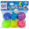 ⁦GTG Toys Baby Rattles Set, 6 Pieces⁩ - الصورة ⁦2⁩