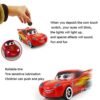 ⁦YAYA Piggy Bank Cartoon Cute Red Car Piggy Bank Kids Toy Money Box Saving Deposit Boxes Electronic Enfant Children Cash Coin Safe (Color : Red)⁩ - الصورة ⁦3⁩