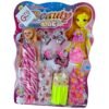 ⁦GTGtoys Girls' Doll with Accessories, 10 Pieces Set⁩ - الصورة ⁦5⁩