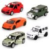 ⁦Hooqict Metal Die Cast Toy Cars Set of 5, Openable Doors Pull Back Cars for Kids Boys Age 3 4 5 6 7 8, Race Car Party Favors Mini Toy Cars for Pinata Stuffers, Goodie Bag Stuffers, Birthday Gifts⁩ - الصورة ⁦3⁩