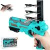 ⁦PIERCELL ENTERPRISE Piercell Airplane Launcher Gun Toy, Foam Glider Catapult Plane Toy for Kids, Throwing Foam Plane One-Click Ejection Airplane Shooting Games Flying Toys Guns & Darts. (Multicolor)⁩ - الصورة ⁦9⁩