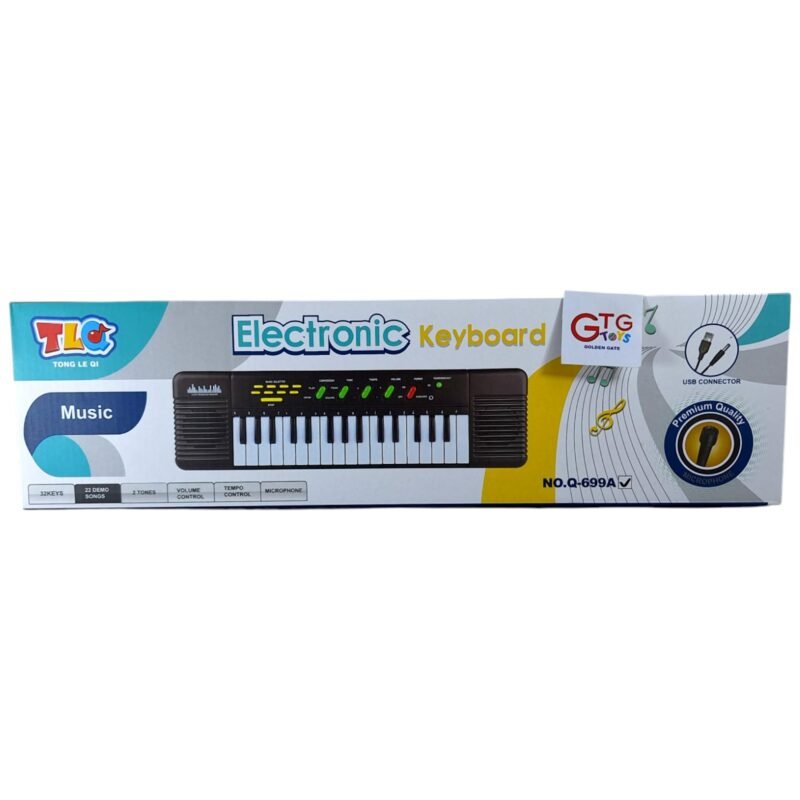 ⁦GTG TOYS Musical Piano Keyboard with Microphone, 32 Keys⁩ - الصورة ⁦10⁩