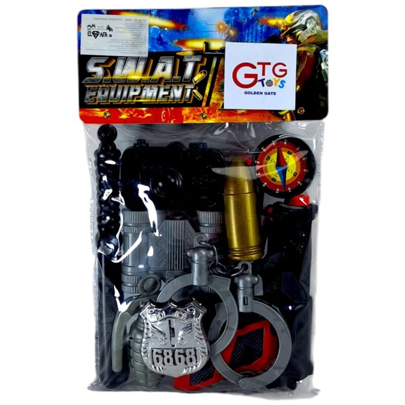 ⁦GTG Toys Toy Gun and Handcuffs Set for Kids⁩ - الصورة ⁦7⁩