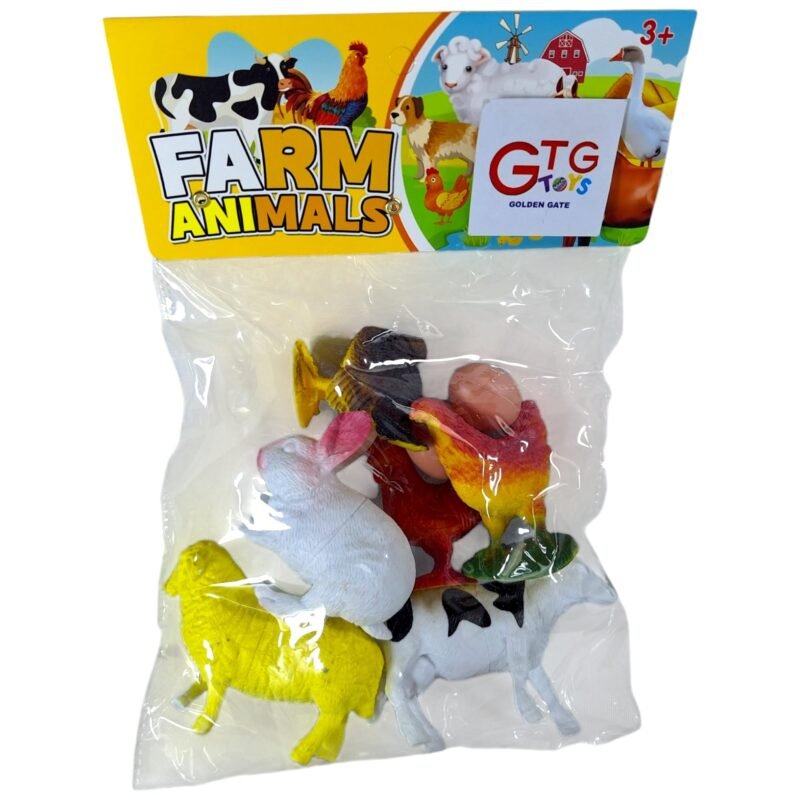 ⁦GTG TOYS Farm Animals Set⁩ - الصورة ⁦4⁩