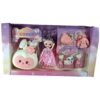 ⁦Girls Doll Set with Accessories, Handbag and Rabbit by gtgtoys⁩ - الصورة ⁦6⁩