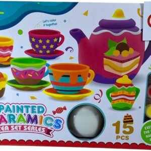GTG Toys Paint Your Own Tea Cup Set, DIY Colouring Activity