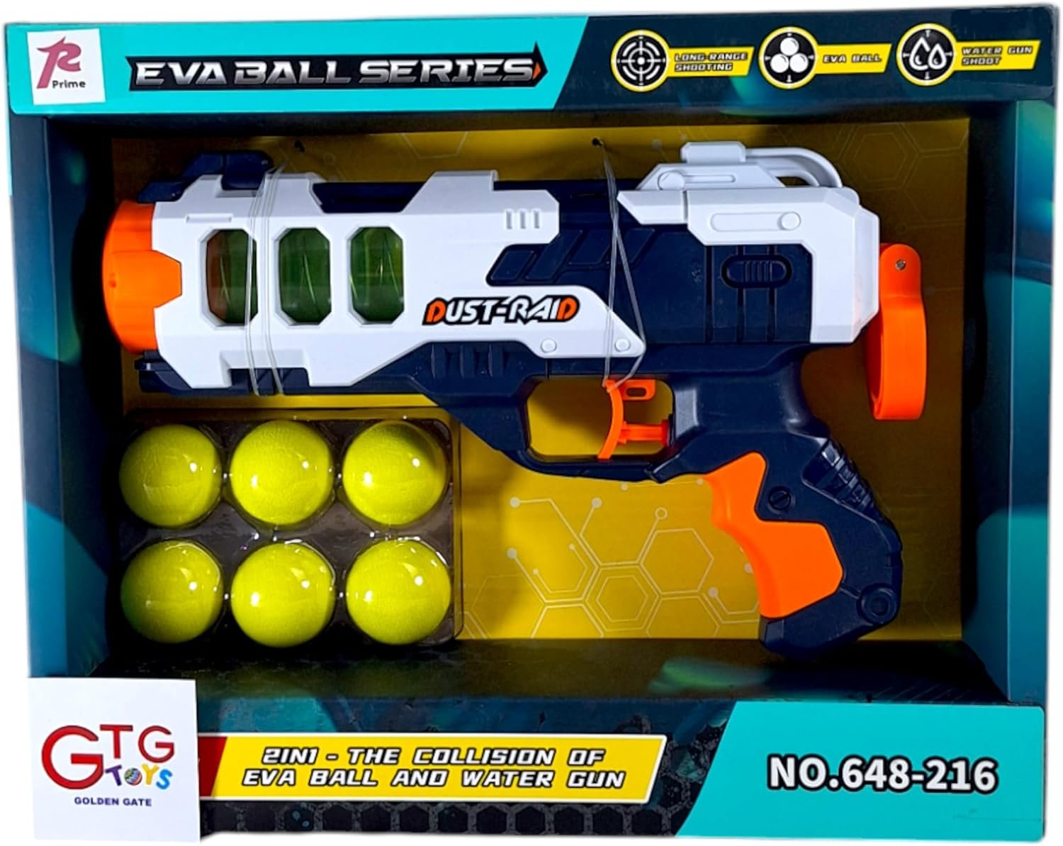 71SR2fBjXQL._AC_SL1500_.jpg GTG Toys Kids Toy Gun with Bullets, Full Shooting Action - الصورة 1