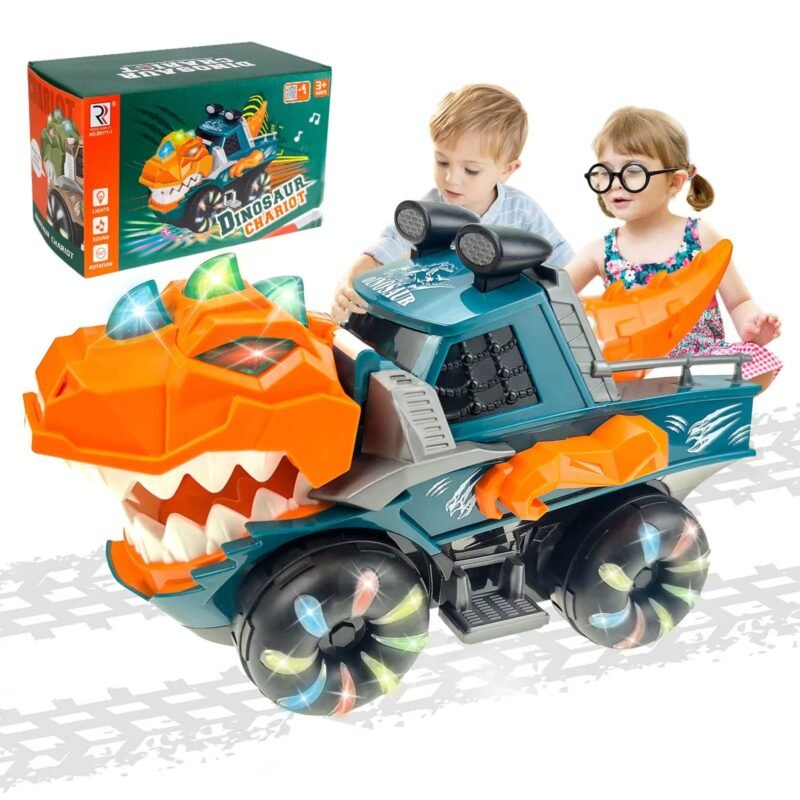 ⁦GTG TOYS Dinosaur Toy Set, 6 Pieces⁩ - الصورة ⁦7⁩