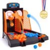 ⁦GTG TOYS Kids Billiard Game Table, Mini Pool Table Set⁩ - الصورة ⁦2⁩