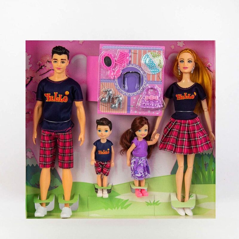 ⁦Girls Doll Set with Accessories, Handbag and Rabbit by gtgtoys⁩ - الصورة ⁦12⁩