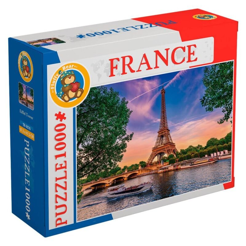 ⁦1000 Piece Basketball Puzzle for Kids, White - GTG TOYS⁩ - الصورة ⁦3⁩