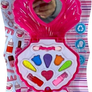 GTG TOYS Kids Pretend Play Makeup Set for Girls, Safe Face Makeup Toys