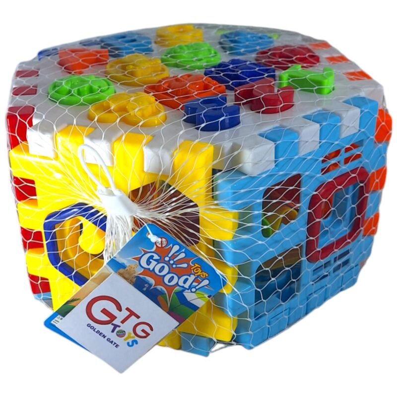 ⁦GTG TOYS 6-Sided Cube Building Blocks for Kids⁩ - الصورة ⁦2⁩