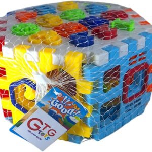 GTG TOYS 6-Sided Cube Building Blocks for Kids