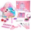 ⁦GTG TOYS Kids Pretend Play Makeup Set for Girls, Safe Face Makeup Toys⁩ - الصورة ⁦7⁩