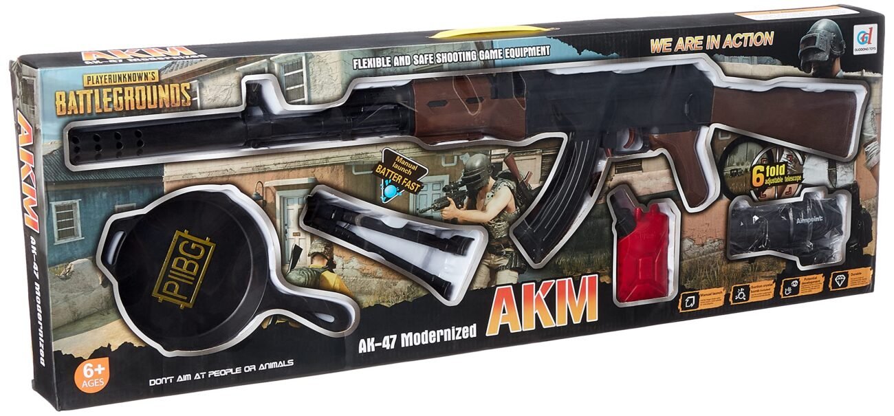 ⁦GTG Toys Toy Gun Set, 2 Pistols with Bullets, Full Set⁩ - الصورة ⁦2⁩