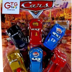 Cartoon Character Die-cast Model Cars, Set of 6